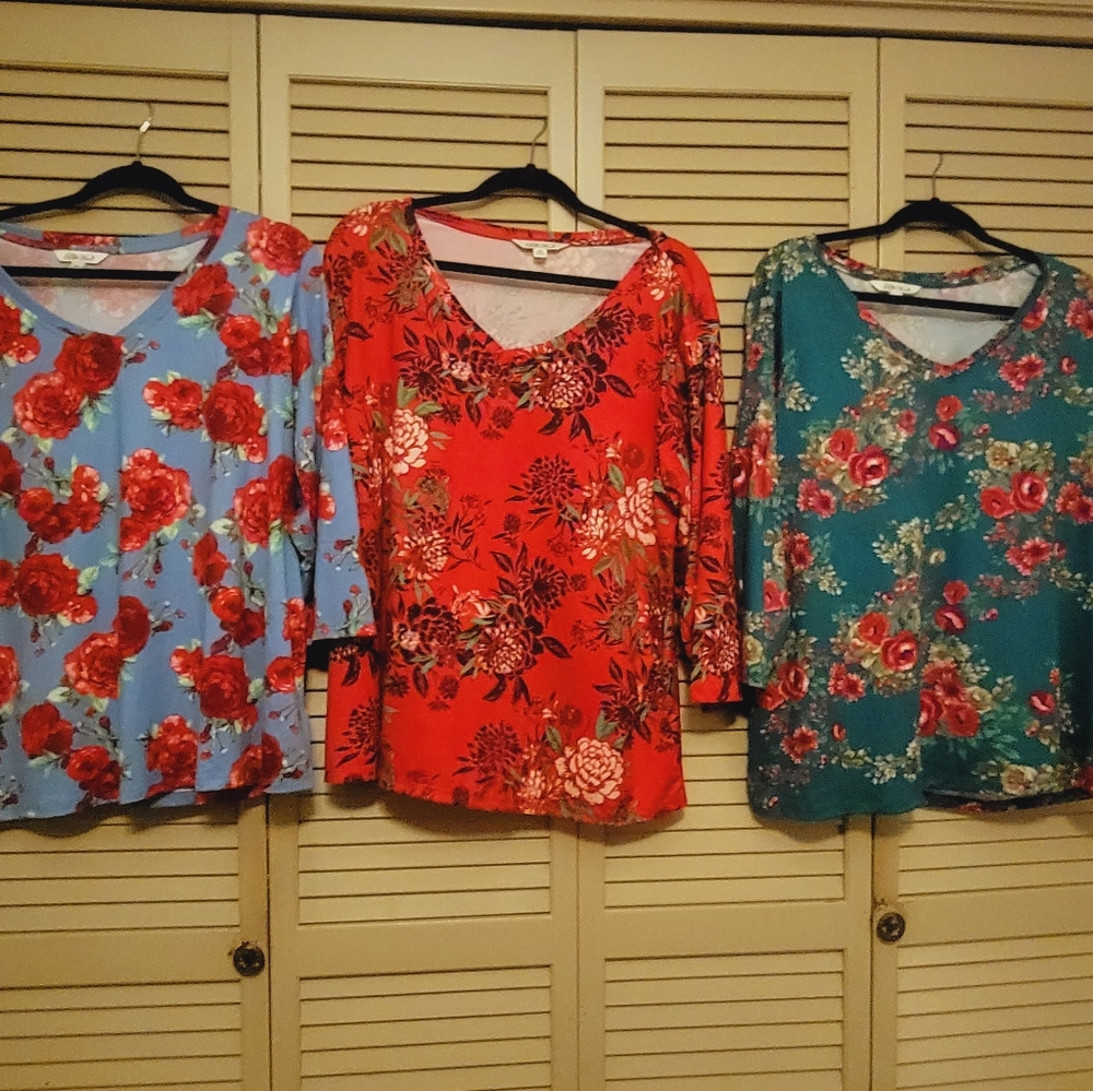 Pioneer woman 3/4 sleeve shirts
